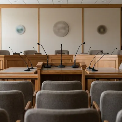 Hearing room dais
