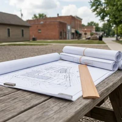 Rolled site plans